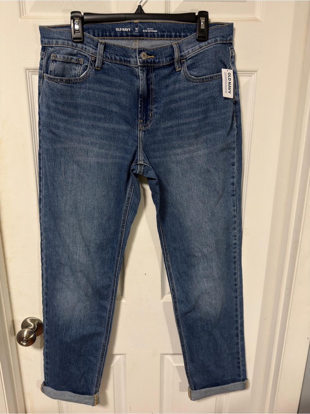 Old Navy Medium Blue Mid Rise WOW Boyfriend Jeans